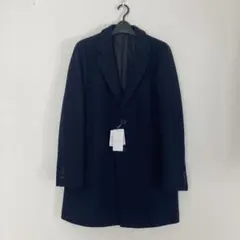 新品 ユナイテッドアローズ ニットメルトンチェスターコート ネイビー S