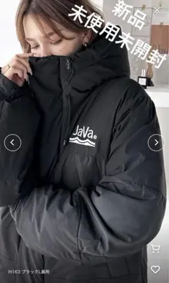 ★新品★ JaVa ジャバ 極暖 フェイクダウン ミドル丈 オーバーサイズ L