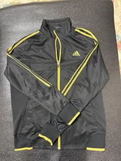 adidas トラックジャケット ブラック イエロー Mのサムネイル
