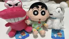 【新品未使用】クレヨンしんちゃんぬいぐるみキーホルダーセット