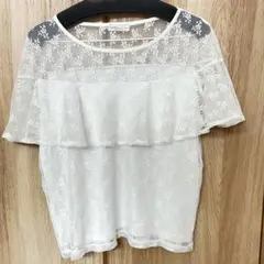earth music&ecology フリルトップス