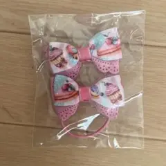 アイスクリームデザインヘアゴム2個セット