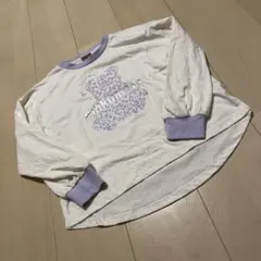 Pink latte クマプリント 長袖カットソー ⭐︎140