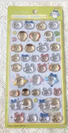 正規品 ちいかわ みんな ニコニコ ハチワレ うさぎ ボンボンドロップシール