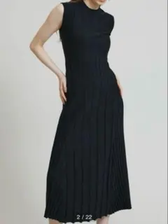 CINOH 【CINOH(チノ)】別注ノースリーブニットドレス