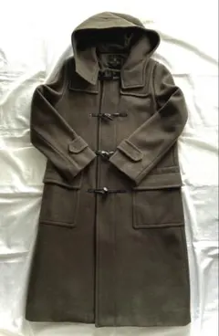 ナノユニバース　ダッフルコート フード付き　カーキ