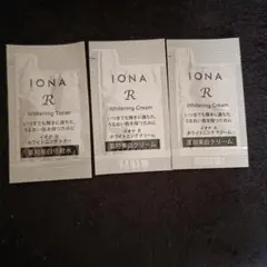 IONA R ホワイトニング トナー クリーム 試供品のサムネイル