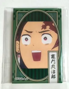 鬼滅の刃　竈門炭治郎　スクエア缶バッジ