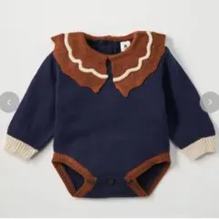 バースデー アンドミニョン & mignon ベビー 長袖 ロンパース 80cm
