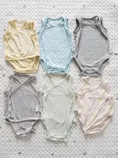 ベビー肌着 6点セット ユニクロ まとめ売り　60-70