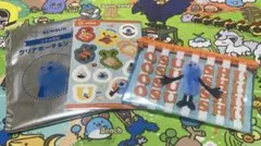 PUPPET SUNSUN クリアポーチ＆シールセット OSUSHI！