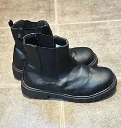 黒 サイドゴアブーツ サイズ21cm