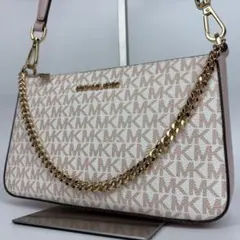 未使用✨マイケルコース JET SET 2way チェーンショルダーバッグ ロゴ