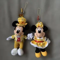 30周年限定　ミッキー ミニー ぬいぐるみストラップ