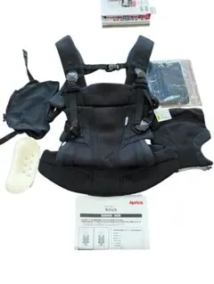 付属品＆よだれカバー2セット付　アップリカ　ラクリス　抱っこ紐　ダークグレー 付属品＆よだれカバー2セット付 アップリカ ラクリス 抱っこ紐