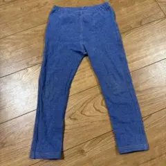 100 UNIQLO デニムレギンス デニム風 ブルー 春 夏 秋 冬 シンプル