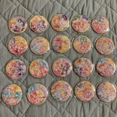 プリキュア 20周年ビスケット 缶バッジセット
