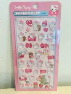 【新品未開封】ハローキティ ボンボンドロップシール ぷくぷくシール