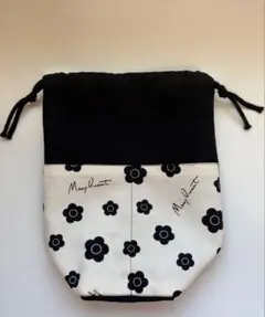 【ぷりん様専用】新品・未使用　大きめの巾着袋　ハンドメイド