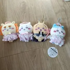 ちいかわ　てんしあくま大きめマスコット4つセット