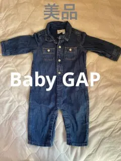 baby gan デニムロンパース 6-12ヶ月