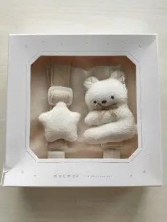 mocmof ベビー　ハンカチ+クリップセット