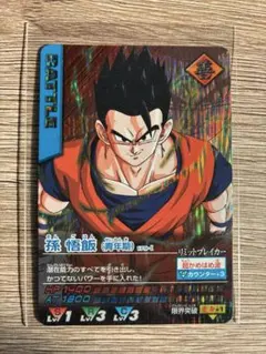 データカードダス 初期 ドラゴンボールZ 第2弾 激レア 孫悟飯 青年期