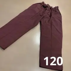 プティマイン タック入りワイドパンツ　120