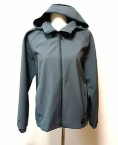 adidas フード付きグレーアウター