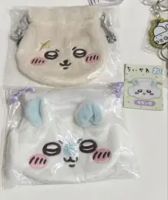 ちいかわおかお巾着　キーホルダープレゼント　カプセルトイ　ガチャガチャ　新品
