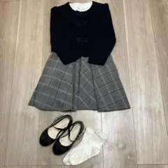 120センチ　フォーマルジャケット　ワンピース　おまけで靴➕靴下