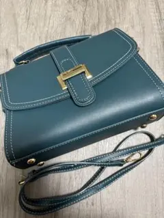 GRL 2Wayフラップスクエアショルダー　ターコイズグリーン