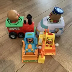 アンパンマン おもちゃセット 電車・トラック・ショベルカー