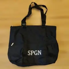 SPGN トートバッグ ブラック