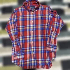 Ralph Lauren 長袖シャツ 130サイズ レッドチェック