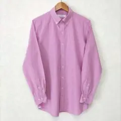 GREEN LABEL RELAXING　ギンガムチェック BDシャツ　XL