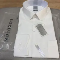 限定値下未使用タグ付LORDSONラウンドカラードレスシャツ綿100%39-82