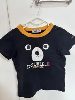 DOUBLE.B Tシャツ 90サイズ 黒・オレンジ