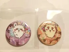 ちいかわパーク　ホログラム缶バッチ　モモンガ　シーサー