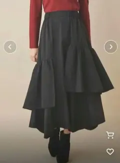 【31 Sons de mode 】アシメティアードスカート　ロングスカート