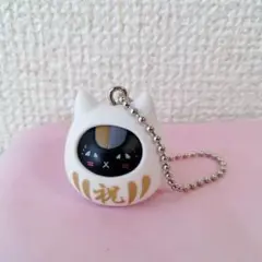 夏目友人帳 100話記念だるま フィギュアストラップ 縁起物