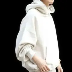 美品　ドゥーズィエムクラス 2025年　オーバーサイズ　フーディ　白 美品 ドゥーズィエムクラス 2025年 オーバーサイズ フーディ 白