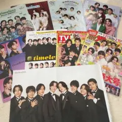 timelesz　表紙+ポスター+切り抜き