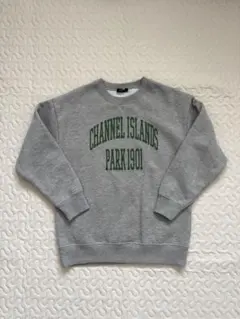 GLAZOS 裏起毛アソートフロントロゴプリントトレーナー