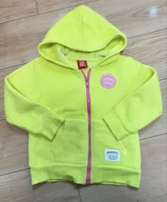 BABYDOLL ボアパーカー 蛍光イエロー 100センチ