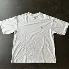 THE NORTH FACE ホワイト Tシャツ L相当　ゆったり目マーク銀刺繍