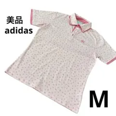 【美品】adidas 半袖ポロシャツ　ゴルフウェア　テーラーメイド　ドット　M