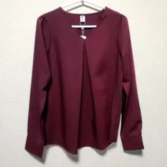 バーガンディ シャツ