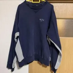 NIKE スウェット　ネイビー　レアデザイン