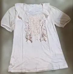 TO BE CHIC シフォンスリーブフリルTシャツ　カットソーのサムネイル